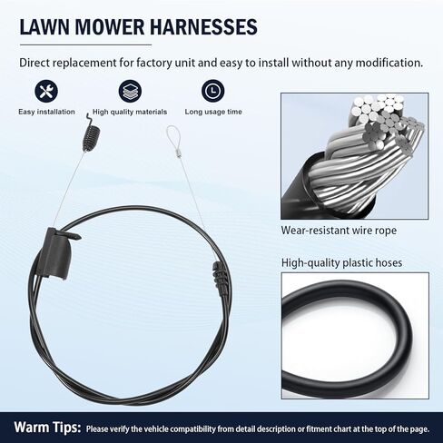 946-05121A 946-05121 Speed Drive Cable Fits TB360 TB370 SC500Z SC500EZ SC500E SC500HW SC500EZ SC500EQ OE# 746-05121A 746-05121 in Kuwait