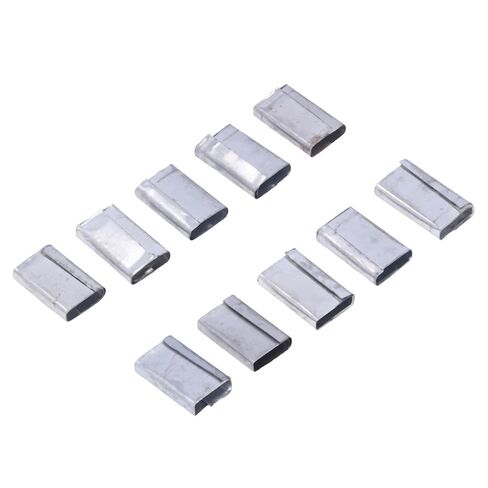 Iron Sheet Strapping Clips with Good Holding Ability, Approx 1kg/260pcs, for 12-16mm PP Packing Belt, for Use with All Combination Tools in Saudi Arabia