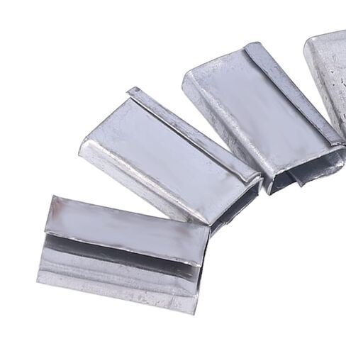 Packaging Strapping Seals Iron Sheet Heavy Duty Strapping Clips Secure Fastening Buckles for PP Packing Belt 12 16mm 1kg 260pcs Industrial Strength in Saudi Arabia