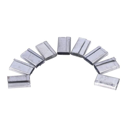 Packaging Strapping Seals Iron Sheet Heavy Duty Strapping Clips Secure Fastening Buckles for PP Packing Belt 12 16mm 1kg 260pcs Industrial Strength in Saudi Arabia