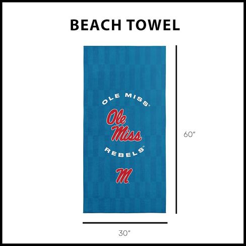 Northwest NCAA Stack Up Beach Towel 30x60 inches in Saudi Arabia
