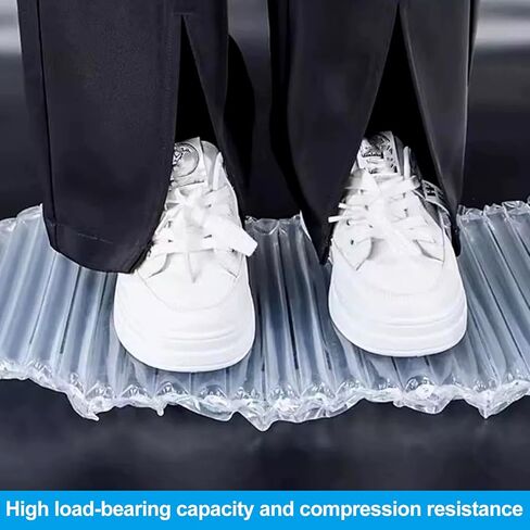 50PCS Wine Bottle Protector Bags, Wine Bags for Travel with Free Inflator Pump, Inflatable Air Column Wine Shipping Sleeves for Suitcase Luggage Airplane, Safety Shipping in Kuwait