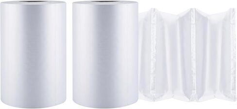 2 Rolls x 984 FT Air Pillows for Shipping Air Pillow Cushion Film Roll 3000 Count Each Roll 4 Inch x 8 Inch Compatible with Most Air Cushion Machines in Kuwait