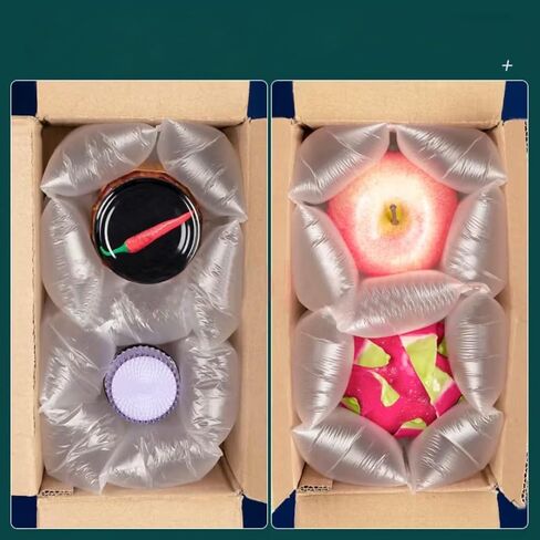 2 Rolls x 984 FT Air Pillows for Shipping Air Pillow Cushion Film Roll 3000 Count Each Roll 4 Inch x 8 Inch Compatible with Most Air Cushion Machines in Kuwait