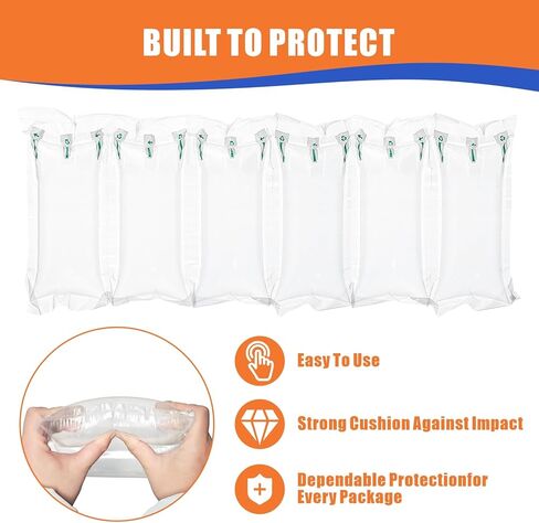 1000 وسادة هوائية للشحن مع مضخة، 3.54 بوصة × 7.87 بوصة مستلزمات شحن أكياس هوائية قابلة للنفخ، حشو صندوق بديل لتعبئة الفول السوداني شركة نقل صغيرة، نقل وتغليف الهدايا in Kuwait