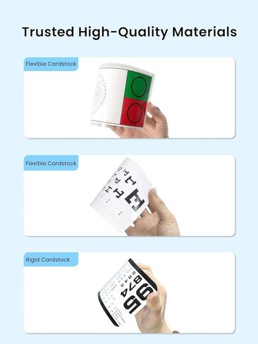 Snellen & Rosenbaum Pocket Eye Chart 3-Pack Set with Standard Logarithmic Chart 6ft Distance Vision Tester, 36cm Near Vision Card, Astigmatism & Color Test Portable Eye Screening Kit in Kuwait