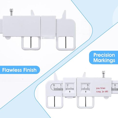 Optical Vernier Pupillary Distance Ruler, Plastic PD Measuring Tool for Eyeglasses, Ophthalmic Pupil Distance Measurement Tool in Kuwait
