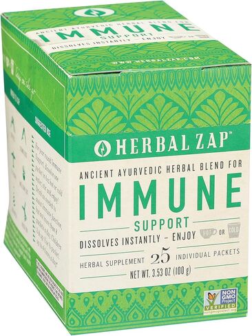 Herbal Zap Immune Support، مكمل عشبي أيورفيدي، صندوق واحد يحتوي على 25 عبوة in Saudi Arabia