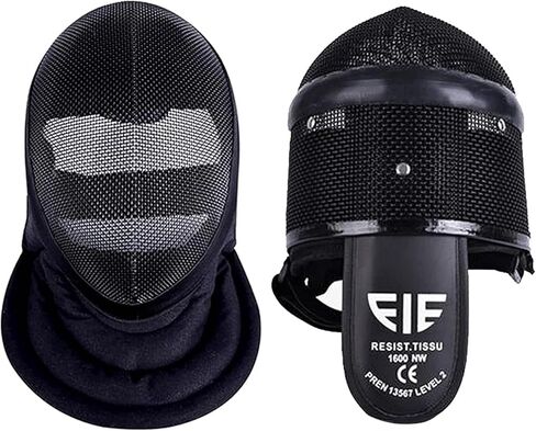 قناع المبارزة - Epee CE 350N/1600N معتمد على المستوى الوطني، شبكة فولاذية كاملة الوجه للتدريب، بطانة قابلة للفصل in Kuwait