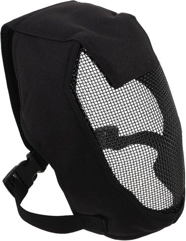 Fencing Mask Full Face Protective Gear with Metal Mesh Lightweight Black V3 Design for Sports Fencing and Outdoor Hunting Safety in Saudi Arabia