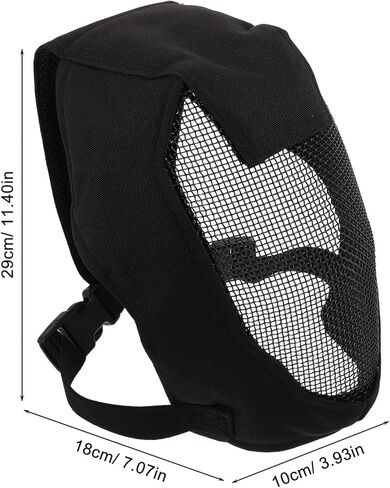 Fencing Mask Full Face Protective Gear with Metal Mesh Lightweight Black V3 Design for Sports Fencing and Outdoor Hunting Safety in Saudi Arabia