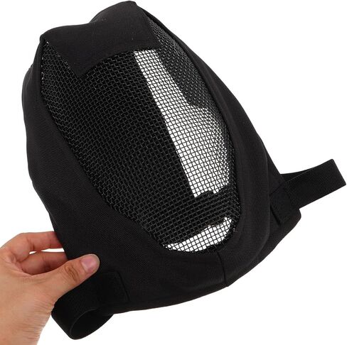 Full Face Fencing Mask V3 Metal Mesh Protective Gear Lightweight Safety Headgear for Adults Outdoor Hunting and Competition Use in Saudi Arabia