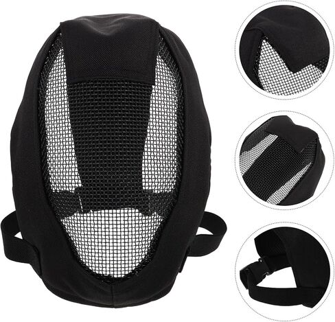Full Face Fencing Mask V3 Metal Mesh Protective Gear Lightweight Safety Headgear for Adults Outdoor Hunting and Competition Use in Saudi Arabia