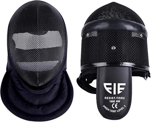 قناع المبارزة - Epee CE 350N/1600N معتمد على المستوى الوطني، شبكة فولاذية كاملة الوجه للتدريب، بطانة قابلة للفصل in Kuwait