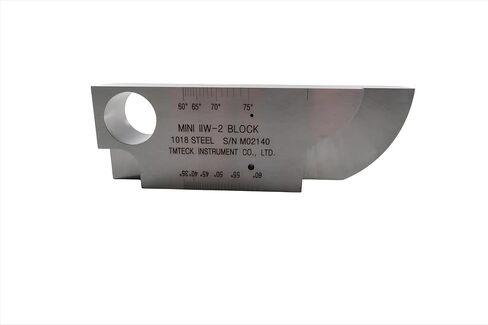 كتلة معايرة بالموجات فوق الصوتية الصغيرة IIW-2 كتلة اختبار UT لمعايرة كشف الخلل بالموجات فوق الصوتية إصدار بوصة 1018 مادة فولاذية in Kuwait