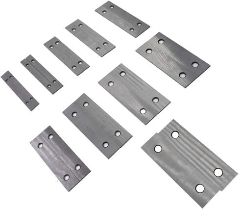 10 Pair 1/8" x 6" Thin Parallel Bars Set Steel Straightedge Bar Blocks with 2 Holes in Saudi Arabia
