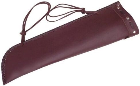 SPORTSWAY Bass Bow Case, Brown, 19" Long, Full Grain Finished Tanned Leather, Adjustable Leather Strap in Saudi Arabia