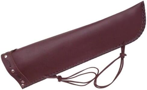SPORTSWAY Bass Bow Case, Brown, 19" Long, Full Grain Finished Tanned Leather, Adjustable Leather Strap in Saudi Arabia