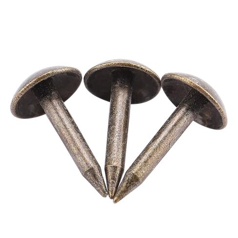 100pcs Thicken Iron Nails Fasteners Sturdy for Furniture Drum Wooden Door Sofa Handicraft in Saudi Arabia