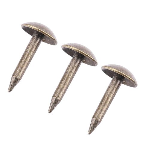 100pcs Thicken Iron Nails Fasteners Sturdy for Furniture Drum Wooden Door Sofa Handicraft in Saudi Arabia