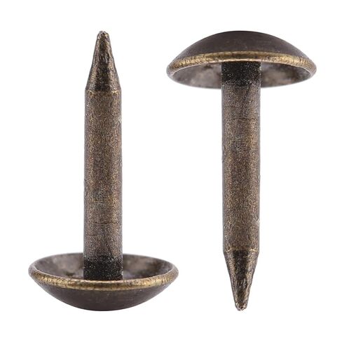 100pcs Thicken Iron Nails Fasteners Sturdy for Furniture Drum Wooden Door Sofa Handicraft in Saudi Arabia