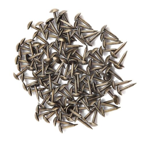 100pcs Thicken Iron Nails Fasteners Sturdy for Furniture Drum Wooden Door Sofa Handicraft in Saudi Arabia