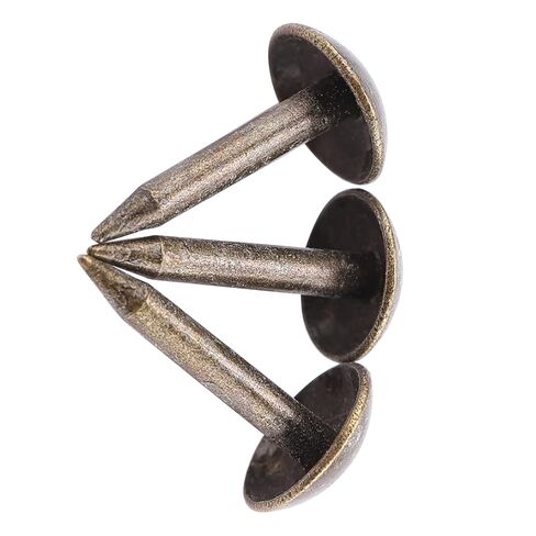 100pcs Thicken Iron Nails Fasteners Sturdy for Furniture Drum Wooden Door Sofa Handicraft in Saudi Arabia