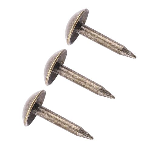 100pcs Thicken Iron Nails Fasteners Sturdy for Furniture Drum Wooden Door Sofa Handicraft in Saudi Arabia