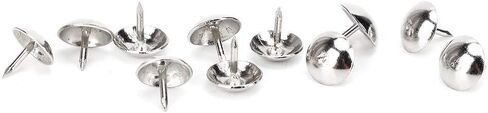 Alomejor Upholstery Nail Vintage Style Decorative Studs for Furniture Jewelry Box, 300Pcs Silver White Iron Nail for Crafting Projects and Wooden Doors in Saudi Arabia
