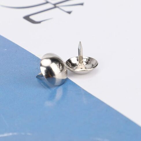 Alomejor Upholstery Nail Vintage Style Decorative Studs for Furniture Jewelry Box, 300Pcs Silver White Iron Nail for Crafting Projects and Wooden Doors in Saudi Arabia