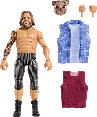 Mattel WWE Elite Action Figure & Accessories, Series #120, 6-inch Collectible Joe Gacy with 25 Articulation Points & Swappable Hands in Saudi Arabia