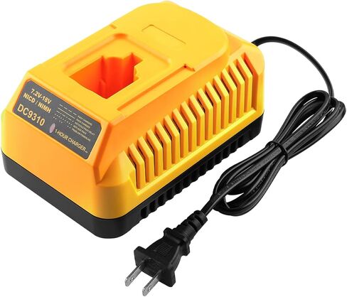 Energup Dual DC9320 Fast Charger for Dewalt 18V Battery DW9116 Compatible with 7.2V-18V XRP NiCD/NiMH DC9098 DC9096 DC9091 DE9057 DW9072, for Dewalt Battery Charger (Not for Lithium) in Kuwait