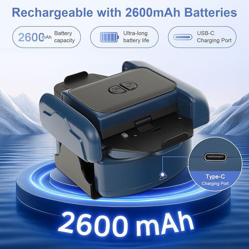 Card Shuffler 2600mAh Automatic Card Shuffler Low Noise Card Shuffler Machine Fits 1–2 Decks for Poker, UNO, Blackjack, Phase 10 Blue in Saudi Arabia