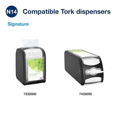 Tork Xpressnap Fit Natural Dispenser Napkin N14, C-Fold, 1 ply, 240 napkins, 4.192in x 3.248in each, 506700 in Saudi Arabia