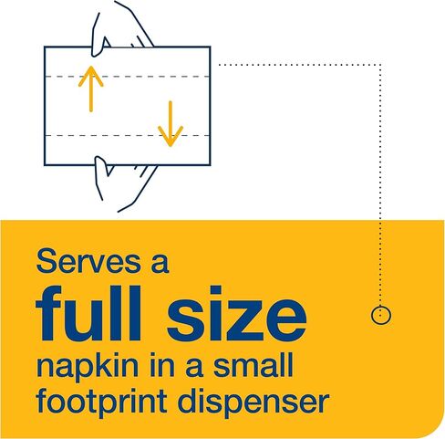 Tork Xpressnap Fit White Dispenser Napkin N14، C-Fold، طبقة واحدة، 240 منديل، 4.252 × 3.248 بوصة لكل منهما، 500700 in Saudi Arabia