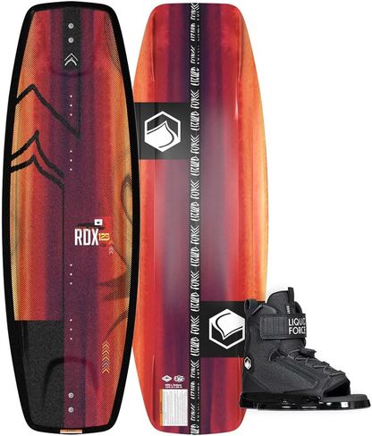 Liquid Force 2025 RDX Future Series 115cm Wakeboard with Rant Size 12T-5Y Wakeboard Bindings Package in Saudi Arabia