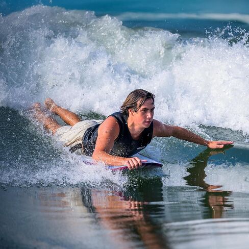 Hyperlite Landlock Longboard-Inspired Wake Surf Board - for Beginners to Intermediate Riders - Catching All Waves Behind The Boat - 5’9" in Saudi Arabia