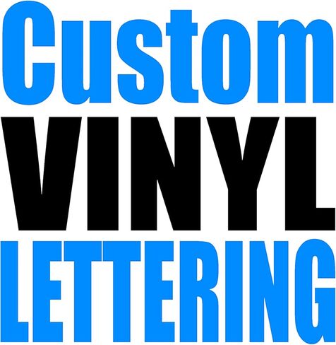 Custom Vinyl Lettering (Any Size, Any Color) for Car, Truck, Windshield, Door, Glass, Window, Boat, Letters, Numbers, Personalized Text, Decal Sticker in Kuwait