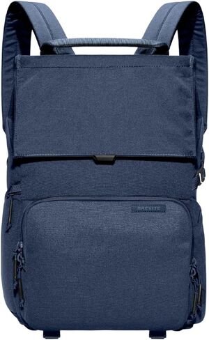 بريفايت - ذا رانر - حقائب ظهر صغيرة للكاميرا للمصورين - شنطة ظهر للتصوير الفوتوغرافي بسيطة ومناسبة للسفر متوافقة مع ملحقات اللابتوب وكاميرا DSLR سعة 18 لتر (ازرق مونلايت) in Kuwait