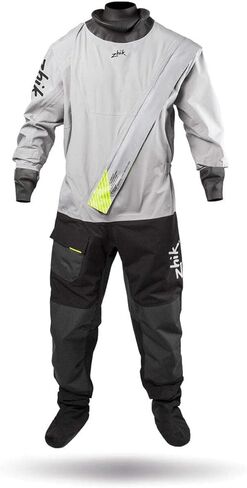 بدلة Zhik للرجال بسحاب أمامي - بدلة جافة - بلاتينيوم - خفيفة الوزن قابلة للتنفس 3 طبقات بدلة جافة مقاومة للماء ومضادة للرذاذ مقاس رجالي - XL in Kuwait