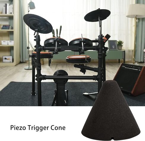 BQLZR Bracket Piezo Trigger Cone for Electronic Drum 35mm Height x 37mm Dia Pack of 4 in Kuwait