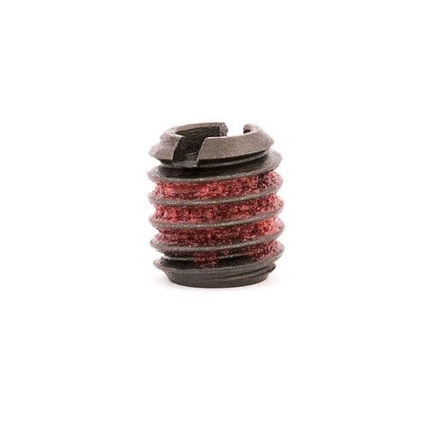 E-Z Lok Externally Threaded Insert, C12L14 Carbon Steel, Meets AISI 12L14, #10-24 Internal Threads, 3/8"-16 External Threads, 0.406" Length, Made in US (Pack of 10) in Saudi Arabia