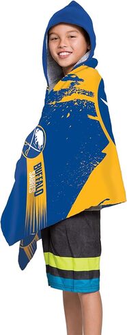 منشفة من الألياف الدقيقة بغطاء للرأس للشباب من Northwest Buffalo Sabers NHL Cross Out مقاس 22 × 51 بوصة in Saudi Arabia