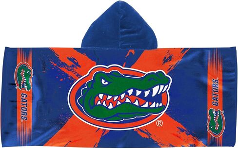 Northwest Florida Gators NCAA Cross Out Youth Hooded Micro Fiber Towel 22 x 51 Inches in Saudi Arabia