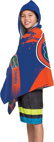 Northwest Florida Gators NCAA Cross Out Youth Hooded Micro Fiber Towel 22 x 51 Inches in Saudi Arabia