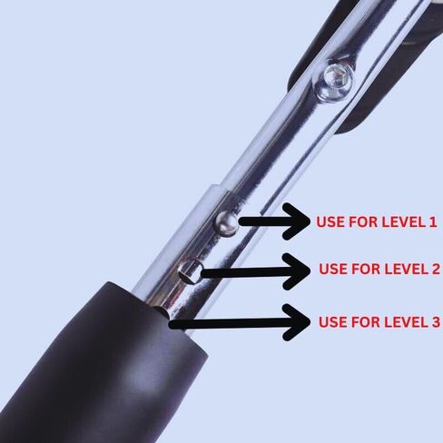 Twister Arm Trainer Adjustable 9-Level (20-270lbs) Forearm & Chest Workout Equipment, Power Twister Bar Chest Expander for Arm, Shoulder & Upper Body Home Gym Strength Training in Saudi Arabia
