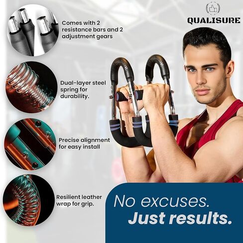 Ultimate Twister Arm Trainer for Men & Women, 3-Level Portable Chest and arm Trainer (40–110 lbs), 27° Ergonomic Arm Workout Equipment, Adjustable Chest Machine Home Gym & Travel Fitness Tool in Saudi Arabia