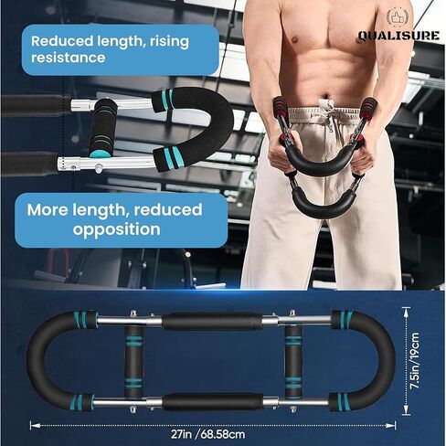Ultimate Twister Arm Trainer for Men & Women, 3-Level Portable Chest and arm Trainer (40–110 lbs), 27° Ergonomic Arm Workout Equipment, Adjustable Chest Machine Home Gym & Travel Fitness Tool in Saudi Arabia