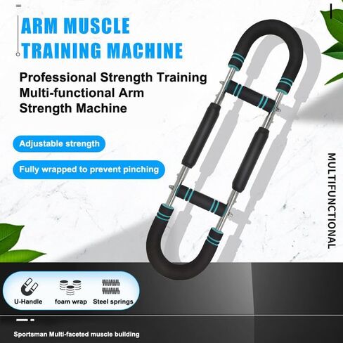 Adjustable Twister Arm Trainer 40-100lb & Chest Workout Equipment for Men, Arm & Chest Exerciser, Portable Power Twister Bar for Upper Body, Triceps & Shoulder Strength Training in Saudi Arabia