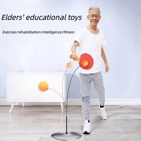 Table Tennis Toy Set with Base-Entertainment and Exercise for The Elderly, Hand Therapy, Brain Training, postoperative Recovery, Parkinson's Disease Prevention, Decompression and Indoor Activities. in Saudi Arabia